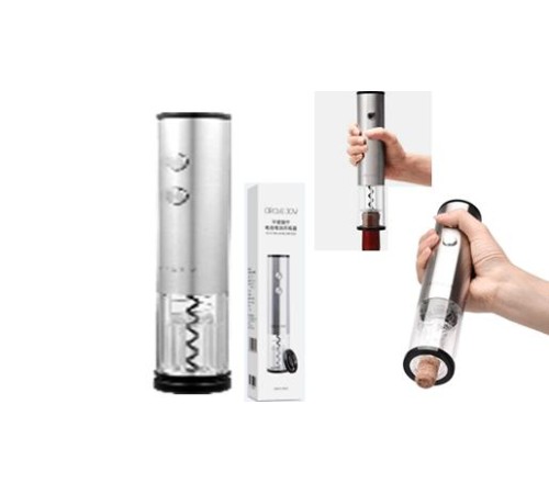 Электрический штопор Circle Joy Stainless Steel Battery Operated Electric Wine Opener CJ-EKPQ01 Электрический штопор Circle Joy Stainless Steel Battery Operated Electric Wine Opener CJ-EKPQ01