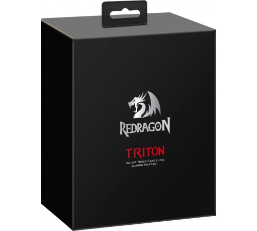 Redragon Игровая гарнитура Triton звук 7.1, ANC, кабель 1.8 м
