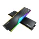 Оперативная память ADATA LANCER RGB DDR5 DIMM 64GB 6400MHz 2*32GB 32-39-39 1.4V BLACK DUAL COLOR BOX