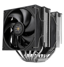 Кулер для процессора/ CPU Cooler Thermalright Royal Pretor 130 (4-pin PWM, 158mm, Ni/Cu, 6x6mm, 1x120+1x130mm, 80.45CFM/81.88CFM, 29.4dBA/28.3dBA, 2150PM/1750RPM, S: 1200, 1700, 1851, 2011, 2066, 115X, AM4, AM5, silver, black)