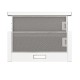 Вытяжка Franke/ Best, Вытяжка TOUCH WH 60, 60см, 750 м3/ч, сенсорное управление, LED освещение, Угольный фильтр Ф-07 (приобретается отдельно), цвет: нержавеющая сталь, лицевая планка: белое стекло