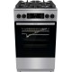 Плита GORENJE/ Комбинированная плита, Цвет: нержавеющая ст, Материал дверцы: Стеклянная дверца, Стандартный шарнир дверцы, Крышка: Металлическая крышка, Тип духовки: Мультифункциональная духовка, Газовая варочная панель, Автоматический электроподжиг вароч