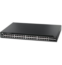 Коммутатор/ 48x1G RJ45 + 4x10G SFP+, ONIE Switch, dual AC hot-swappable PSU, power-to-ports airflow, fan-less design