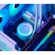 Система жидкостного охлаждения/ Water Cooling System JONSBO TG-240 White (260W, 240mm, White, ARGB/ Fans: 2x120mm, 66.19CFM, 35.4dBA, 1800RPM/ Pump height 72mm, 30dBA, 2400RPM, Rad thickness 27mm/ S: 1700, 1200, 115X, AM5, AM4)