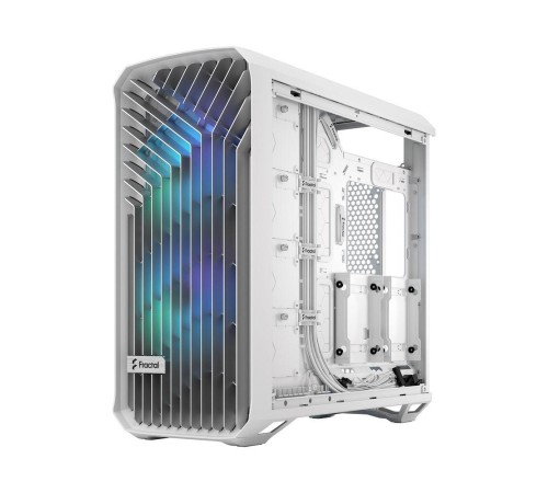 Корпус ПК без блока питания/ Case Fractal Design Torrent RGB TG Clear Tint, Full-Tower, 2x180mm + 3x140mm RGB, 2xUSB-A 3.2 + 1xUSB 3.2 Type-C E-ATX, SSI-CEB, SSI-EEB, ATX, mATX, mITX White