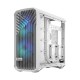 Корпус ПК без блока питания/ Case Fractal Design Torrent RGB TG Clear Tint, Full-Tower, 2x180mm + 3x140mm RGB, 2xUSB-A 3.2 + 1xUSB 3.2 Type-C E-ATX, SSI-CEB, SSI-EEB, ATX, mATX, mITX White