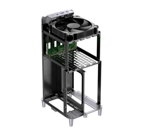 Корпус без блока питания/ Case JONSBO N1, Desktop SFF, 1x140mm, 1xUSB-A 3.0 + 1xUSB-C 3.2, SFX PSU Support, mITX Gray Корпус без блока питания/ Case JONSBO N1, Desktop SFF, 1x140mm, 1xUSB-A 3.0 + 1xUSB-C 3.2, SFX PSU Support, mITX Gray