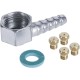 Газовая варочная панель MAUNFELD/ Газовая варочная панель MAUNFELD EGHE.64.3STS-EB/G, механическое управление, 4 конфорки, мощность конфорок 2600, 1700, 1700, 1000, электроподжиг, газ-контроль, цвет черный