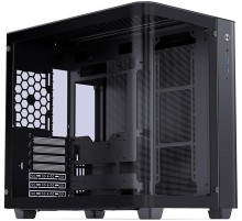 Корпус без блока питания/ Case JONSBO TK-3, Midi-Tower, TG, no fans, 2xUSB-A 3.2 + 1xUSB-C 3.2, ATX, mATX, mITX Black