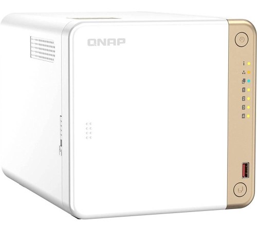 Сетевое хранилище без дисков/ channel QNAP TS-462-4G NAS 4 HDD trays, 2 x M.2 NVMe PCIe Gen 3 x1, 2-core Intel Celeron N4505 2.9 GHz, 4 GB RAM (4GB max), 1x2.5 Gigabit Ethernet , Slot PCIe Gen 3 x2, 2 USB 3.2 Gen 2 (10Gbps) Port, 2xUSB USB 2.0 port, 1xHD Сетевое хранилище без дисков/ channel QNAP TS-462-4G NAS 4 HDD trays, 2 x M.2 NVMe PCIe Gen 3 x1, 2-core Intel Celeron N4505 2.9 GHz, 4 GB RAM (4GB max), 1x2.5 Gigabit Ethernet , Slot PCIe Gen 3 x2, 2 USB 3.2 Gen 2 (10Gbps) Port, 2xUSB USB 2.0 port, 1xHD