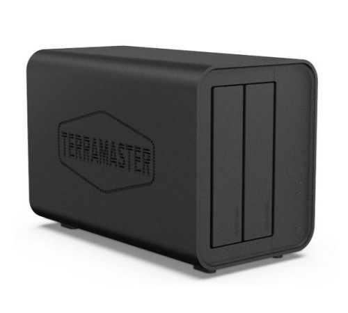 Система хранения данных TerraMaster F2-424 tower NAS QC 3,4Ghz/8Gb(32)/TRAID,JBOD,RAID0,1/up to 2 HDD SATA(3,5 or 2,5)/2xM.2 2280 NVMe/2xUSB3.2/HDMI/2x2,5GbE RJ-45/iSCSI/1xPS/1YW