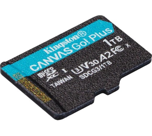 Карта памяти Kingston 1TB microSDXC Canvas Go Plus 170R A2 U3 V30 Card + ADP/ Kingston 1TB microSDXC Canvas Go Plus 170R A2 U3 V30 Card + ADP Карта памяти Kingston 1TB microSDXC Canvas Go Plus 170R A2 U3 V30 Card + ADP/ Kingston 1TB microSDXC Canvas Go Plus 170R A2 U3 V30 Card + ADP