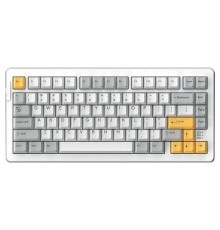 Клавиатура механическая проводная Dareu A81 White-Yellow (белый/серый/желтый), 81 клавиша, switch Dream (linear)