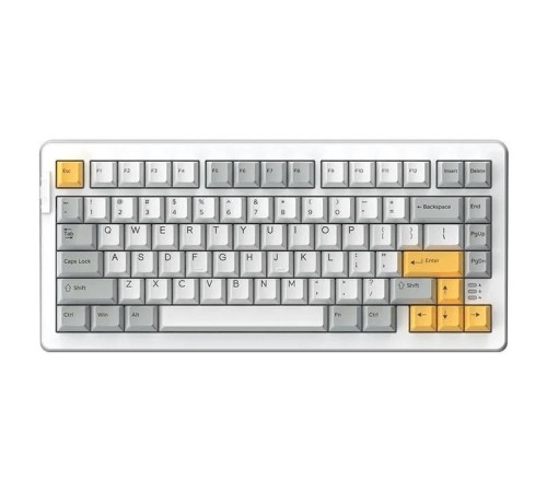 Клавиатура механическая проводная Dareu A81 White-Yellow (белый/серый/желтый), 81 клавиша, switch Dream (linear) Клавиатура механическая проводная Dareu A81 White-Yellow (белый/серый/желтый), 81 клавиша, switch Dream (linear)