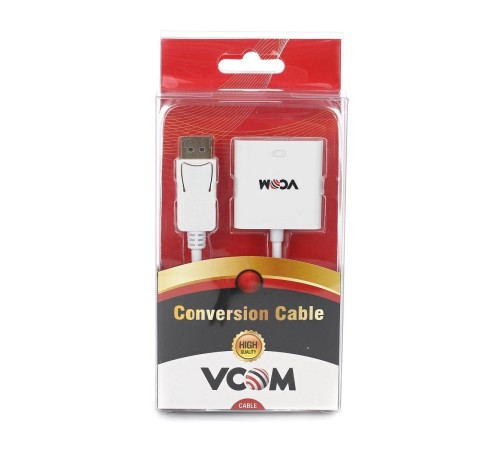 Кабель-переходник/ Кабель-переходник DisplayPort(M) ---> HDMI(F) 0.15m VCOM <CG553-B>