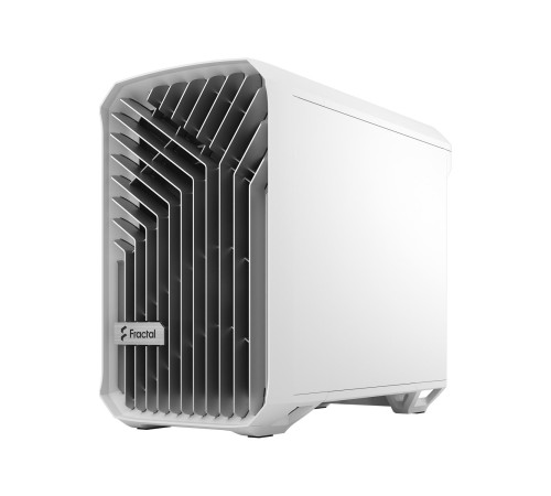 Корпус ПК без блока питания/ Case Fractal Design Torrent Nano TG Clear Tint, Mini-Tower, 1x180mm, 2xUSB-A 3.0 + 1xUSB 3.2 Type-C, mDTX, mITX White