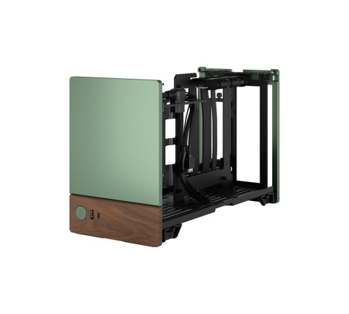 Корпус без блока питания/ Case Fractal Design Terra, Mini-Tower, no fans, 1xUSB-A 3.0 + 1xUSB 3.2 Type-C, SFX PSU Support, mITX Jade