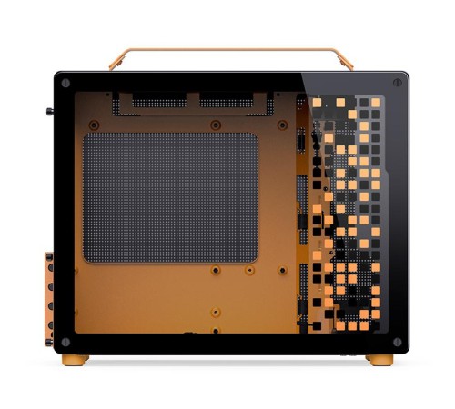 Корпус без блока питания/ Case JONSBO Z20, Mini-Tower, TG, no fan, 1xUSB-A 3.2 + 1xUSB-C 3.2, mATX, mITX Orange/Black Корпус без блока питания/ Case JONSBO Z20, Mini-Tower, TG, no fan, 1xUSB-A 3.2 + 1xUSB-C 3.2, mATX, mITX Orange/Black