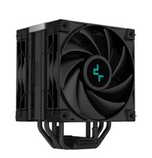 Кулер для процессора DEEPCOOL AK400 ZERO DARK PLUS LGA1700/1200/115X/AM5/AM4 (12шт/кор, TDP 220W, PWM, DUAL Fan 120mm, 4 тепл. Трубки, черный) RET (R-AK400-BKNNMD-G-1)