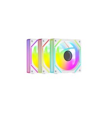 Вентилятор для корпуса Ocypus Gamma F12 UNI WH ARGB 3 IN 1, 3x120x120x25mm, 4-PIN PWM, 800-1800 RPM, 31 DBA MAX, HYDRO BEARING