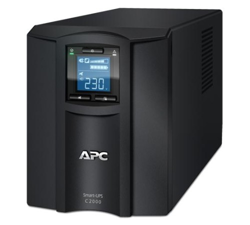 Источник бесперебойного питания APC Smart-UPS C 2000VA/1300W, 230V, Line-Interactive, LCD, Out: 6xC13 1xC19, 1 year warranty Источник бесперебойного питания APC Smart-UPS C 2000VA/1300W, 230V, Line-Interactive, LCD, Out: 6xC13 1xC19, 1 year warranty