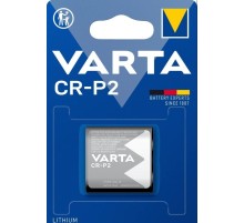 Батарейка/ Батарейка Varta CR-P2 BL1 Lithium 6V (6204) (1/10/100) (1 шт.)