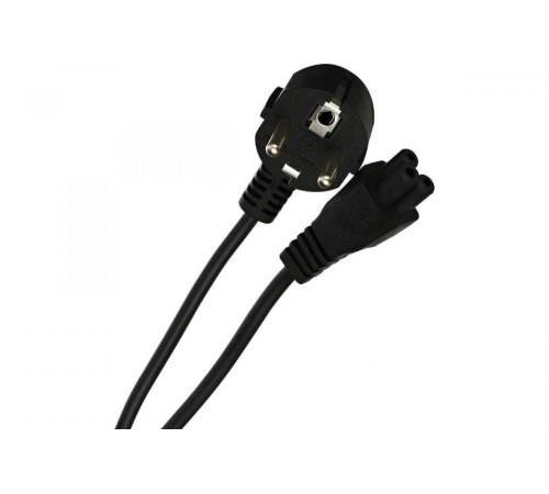 Кабель/ Кабель питания для ноутбуков 3-pin (угловая Евровилка) <VDE> 3G*0.5mm2 VCOM <CE022-CU0.5-1.8>, 1,8m Кабель/ Кабель питания для ноутбуков 3-pin (угловая Евровилка) <VDE> 3G*0.5mm2 VCOM <CE022-CU0.5-1.8>, 1,8m