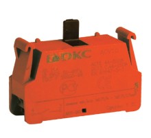 Контактный блок  с клеммным безвинтовым зажимом, нормально-замкнутый