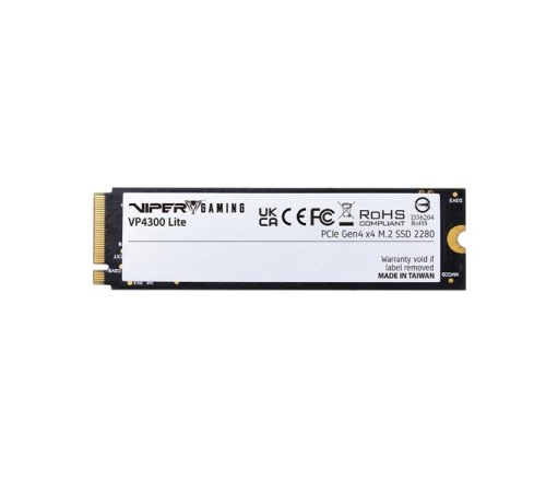 твердотельный накопитель Patriot Viper VP4300 Lite 4TB M.2 2280 NVMe PCIe 4.0 x4 R7400/W6000 TBW 2000TB 3D NAND твердотельный накопитель Patriot Viper VP4300 Lite 4TB M.2 2280 NVMe PCIe 4.0 x4 R7400/W6000 TBW 2000TB 3D NAND