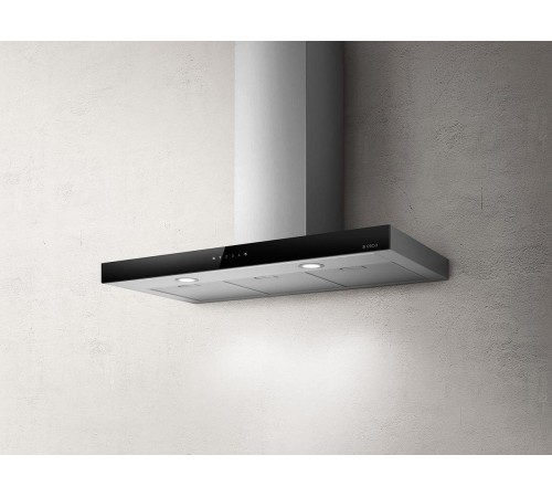 Вытяжки ELICA/ Вытяжка настенная, 90x114x45.5см, чёрное стекло + нержавеющая сталь