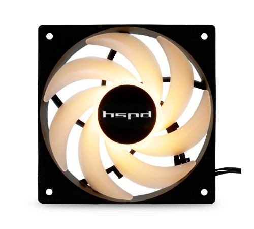 Кулер/ Case Cooler HSPD M1 Black (120x120x25mm, 4-pin PWM, ARGB, 57.56CFM, 26.86dBA, 1600RPM, Black) Кулер/ Case Cooler HSPD M1 Black (120x120x25mm, 4-pin PWM, ARGB, 57.56CFM, 26.86dBA, 1600RPM, Black)
