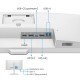 Мониторы/ Benq GW2790QT 27'', 2560x1440, IPS,  60Hz, 20M:1, 250cd, 5ms, 2*HDMI, DP, USB-C (65W)Speakers, Height adj 110, Pivot, Flicker-free; Low Blue Light, 3Y, White