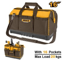 Сумка для инструментов Ingco HTBG08,412526см, 20Кг, Полиэстер, жесткое дно