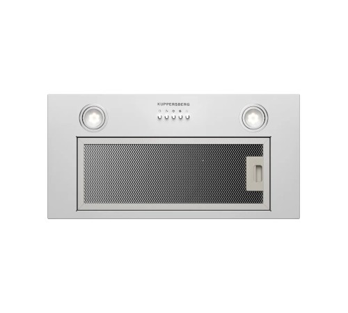 Встраиваемая вытяжка KUPPERSBERG/ Встраиваемая вытяжка Kuppersberg, High-Tech, 60 см, механическое управление, обратный клапан, 3 скорости, 780 м3/ч, периметральное всасывание, угольный фильтр KF-SC 2 (опция), уровень шума 62 дБ, цвет белый