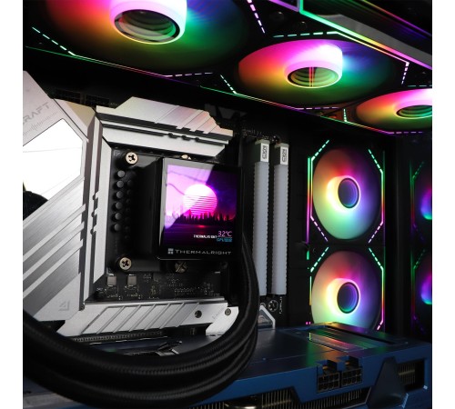 Кулер для корпуса/ Case Cooler Thermalright TL-M12-S (120x124x25mm, 4-pin PWM, ARGB, 47.6CFM, 23.2dBA, 1500RPM, Black) Кулер для корпуса/ Case Cooler Thermalright TL-M12-S (120x124x25mm, 4-pin PWM, ARGB, 47.6CFM, 23.2dBA, 1500RPM, Black)