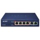 коммутатор/ PLANET 4-Port 10/100TX 802.3at POE + 2-Port 10/100TX Desktop Switch (60W POE Budget, 250m Extend mode, fanless, internal Power Supply)