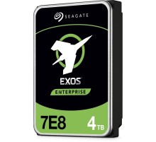 Жесткий диск/ HDD Seagate Exos 7E8  SATA 4Tb 7200 6Gb/s 256Mb  (clean pulled) 1 year warranty