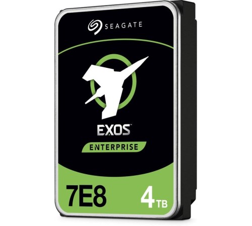 Жесткий диск/ HDD Seagate Exos 7E8  SATA 4Tb 7200 6Gb/s 256Mb  (clean pulled) 1 year warranty