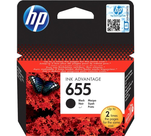 Картридж/ HP 655 Black Ink Cartridge