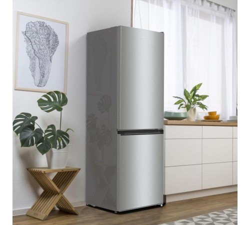 Холодильник Gorenje/ Холодильник Gorenje, отдельностоящий, объем 320 л (210+110 л), No Frost Plus, Multiflow 360, быстрое замораживание, цифровой дисплей, электронное управление, энергоэффективность А++, уровень шума 38 дБ, цвет нержавеющая сталь