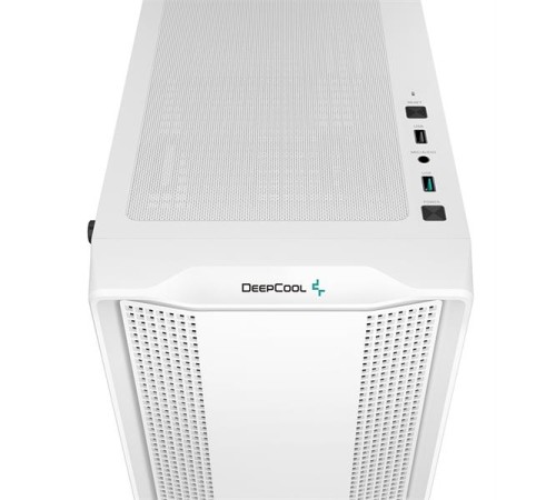 корпус Deepcool CC560 WH V2 без БП, боковое окно (закаленное стекло), 3x120мм LED вентилятор спереди и 1x120мм LED вентилятор сзади, белый, ATX (R-CC560-WHGAA4-G-2)