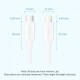 Кабель Vention USB 2.0 CM/Lightning 8M для iPad/iPhone 3A - 1м. Черный