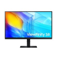 Монитор Samsung 27" ViewFinity S8 S80D S27D800EAI IPS LED 16:9 3840x2160x60Hz 5ms 350cd 1000:1 178/178 1,07 млрд DP; HDMI; USB3.0x3;Tilt; Swiv; HAS; Pivot; VESA; Black