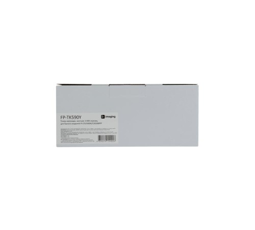 Тонер-картридж F+ imaging, желтый, 5 000 страниц, для Kyocera моделей FS-C5250DN/C2026MFP (аналог TK-590Y /1T02KVANL0), FP-TK590Y