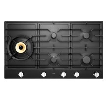 Встраиваемые газовые панели ASKO/ Арт. 476659 ; Газ,  4.8х90x59.6 см, гибридные конфоки А+, 1 конфорка Super Vario Wok, независимая, чугунные решетки, круглая решетка для приготовления на WOK-конфорке, автоподжиг, газконтроль, антрацит