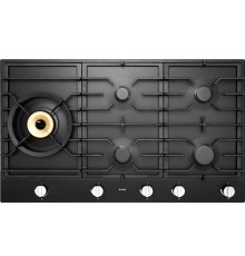 Встраиваемые газовые панели ASKO/ Арт. 476659 ; Газ,  4.8х90x59.6 см, гибридные конфоки А+, 1 конфорка Super Vario Wok, независимая, чугунные решетки, круглая решетка для приготовления на WOK-конфорке, автоподжиг, газконтроль, антрацит
