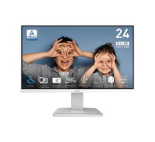 Монитор MSI PRO MP2412W 23.8" 16:9 FHD(1920x1080) VA Flat,1ms(MPRT),4000:1,100M:1,300nit,178/178,HDMI 1.4,Tilt,VESA,100Hz,White,1y war-ty