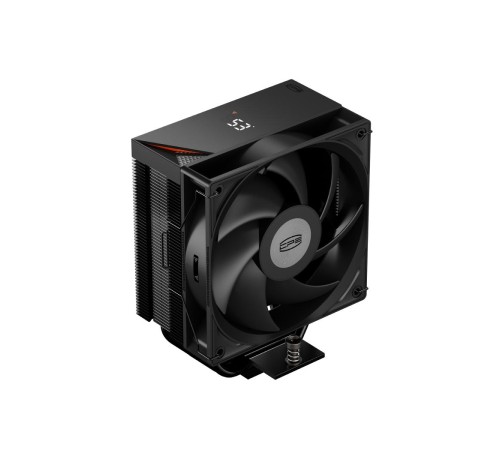 Кулер для процессора/ CPU Cooler PCCooler RT400 Digital BK (230W, 4-pin PWM, LED temp., 152mm, Al/Cu, 4x6mm, 1x120mm, 73.32CFM, 34.9dBA, 2200RPM, S: 1851/1700/1200/115X, AM5/AM4, black) Кулер для процессора/ CPU Cooler PCCooler RT400 Digital BK (230W, 4-pin PWM, LED temp., 152mm, Al/Cu, 4x6mm, 1x120mm, 73.32CFM, 34.9dBA, 2200RPM, S: 1851/1700/1200/115X, AM5/AM4, black)
