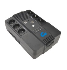 Источник бесперебойного питания Связь инжиниринг ИБП линейно-интерактивный, 800ВА/480Вт, напольный, 6xSchuko (4 batt+ 2 surge), USB, 2 года гарантия, Россия