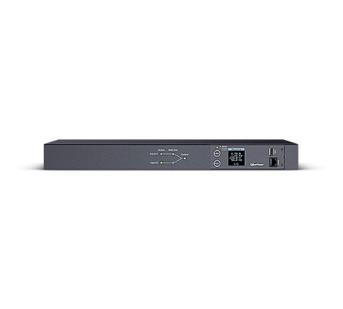 Панель питания распределительная ATS CyberPower PDU24005 Metered, 1U type, 16Amp, plug IEC 320 C20, (8) IEC 320 C13 (2) IEC 320 C19